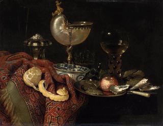 Still Life with a Nautilus Cup