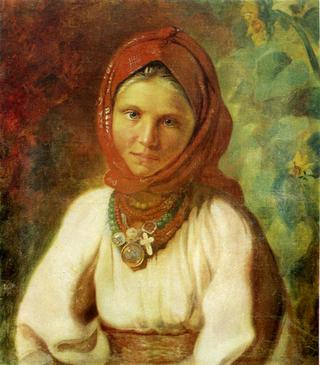 Girl in a Red Kerchief