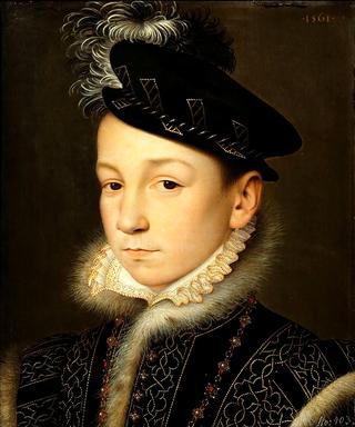 法国国王查理九世画像