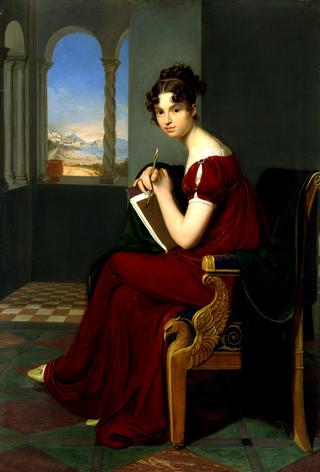 Young Lady with Drawing-pad