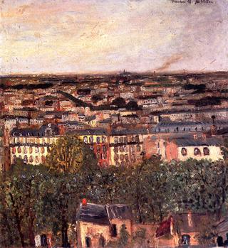 Paris seen from Montmartre