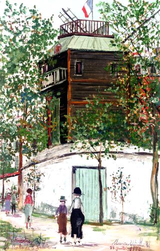 The Moulin de la Galette, Montmartre