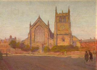 St Werburgh's Church from Wardwick, Derby