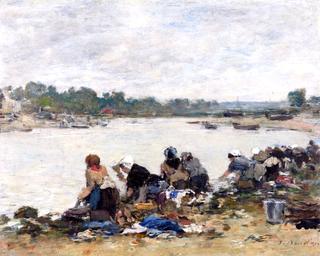 Laundresses on the Banks of the Touques