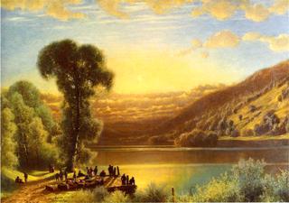 Sunset in The Androsgoccin Valley, Maine