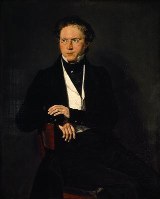 Portrait of the poet Ludvig Bødtcher