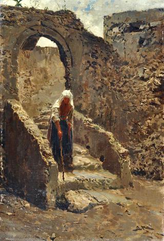 Woman on the Stairs