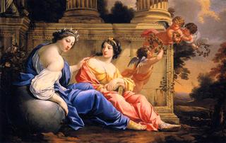 The Muses Urania and Calliope