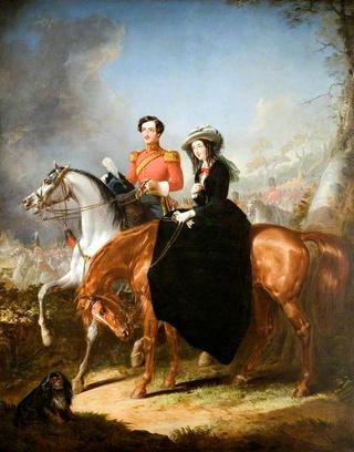 Devereux Cockburn, Royal Scots Guard, and His Sister Anne Russell