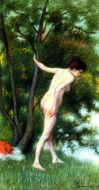 Bather in the Woods