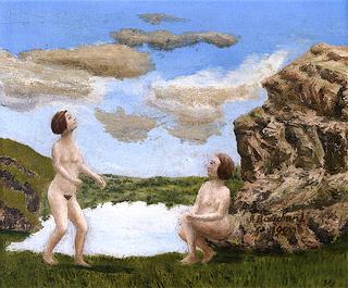 Two Bathers