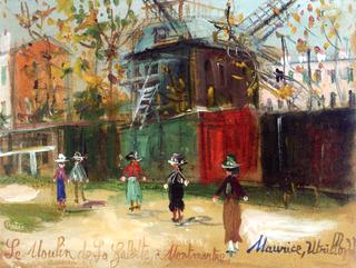 The Moulin de la Galette in Montmartre