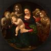 圣母和孩子与年轻的施洗圣约翰，圣塞西莉亚和天使