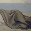 在沙滩上睡着的女孩
