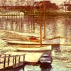 塞纳河畔铸造的帆船