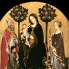 圣母子与巴里的尼古拉斯、圣凯瑟琳和两个捐助者
