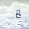 北太平洋“乌姆雷伊”号的帆船