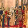 圣保罗大教堂西门迎接乔治五世国王和玛丽女王