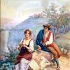 Lovers by the Tivoli Waterfall