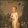 约瑟芬·安托瓦内特·冯·赫德曼小时候的玫瑰肖像
