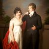埃米莉和约翰菲利普彼得森的婚礼肖像
