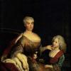 玛丽亚·多萝西娅·冯·勃兰登堡·施韦德伯爵夫人和她的儿子弗里德里希·威廉
