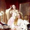 索顿大厅的艾玛和费德里卡·班克斯在梳妆台上的画像