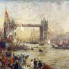塔桥的开放，伦敦，1894年6月30日