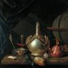 链式烧瓶、棕色茶壶和球形