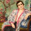 Portrait japonisant de Kathe Gruber, épouse du marchand d'art Frédéric Gregoire