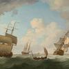 被称为“皇室家族”的英国私掠舰队与敌舰交战