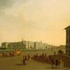 从涅夫斯基的前景看宫殿广场和冬宫