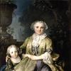 一位名叫米雷夫人的女士和她的女儿的肖像