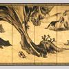 中国文人苏轼和陶潜的山水画
