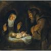 圣克莱尔和圣弗朗西斯在孩子耶稣面前的崇拜
