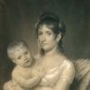 小丹尼尔·斯特罗贝尔夫人（安娜·丘奇·斯特罗贝尔）和她的儿子乔治