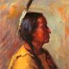 马丁内斯的肖像，前奥弗诺的陶斯，新墨西哥州