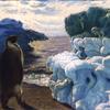 帝企鹅，金钟湾雪山，南极