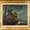 想象中的风景中的房子