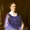 Luisa Elizabeth Graebrook, Nee Boycott, Half Length Seated, In A Blue Dress