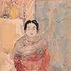 带狗女人的画像
