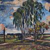 Landscape with Birches Near Tučapy by Soběslav