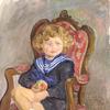孩子埃米尔·夏伯特的画像