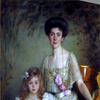 Portrait of A.V. Balashova and Her Daughter