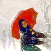 雪地里的女孩