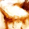 戴诺曼底帽的妇女肖像