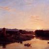 阿诺河上的日落