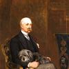戈弗雷·查尔斯·摩根，第二男爵，第一子爵卓德嘉，和他的天空猎犬“窥视”