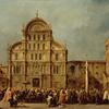 威尼斯圣扎卡里亚教堂的总督复活节游行