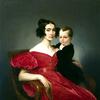 特蕾莎·祖马里·马西里伯爵夫人和她的儿子约瑟夫的肖像